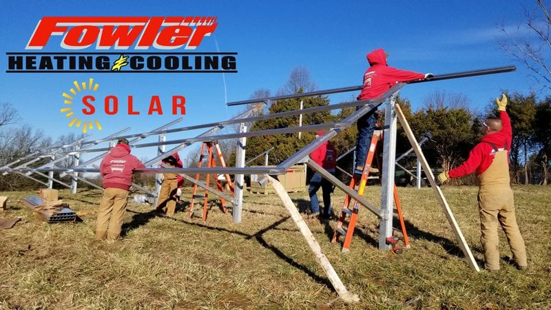 solar panels fowler heating and cooling